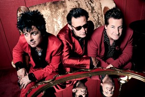 Green Day L-R: Billie Joe Armstrong, Mike Dirnt and Tre Cool. (Pamela Littky)
