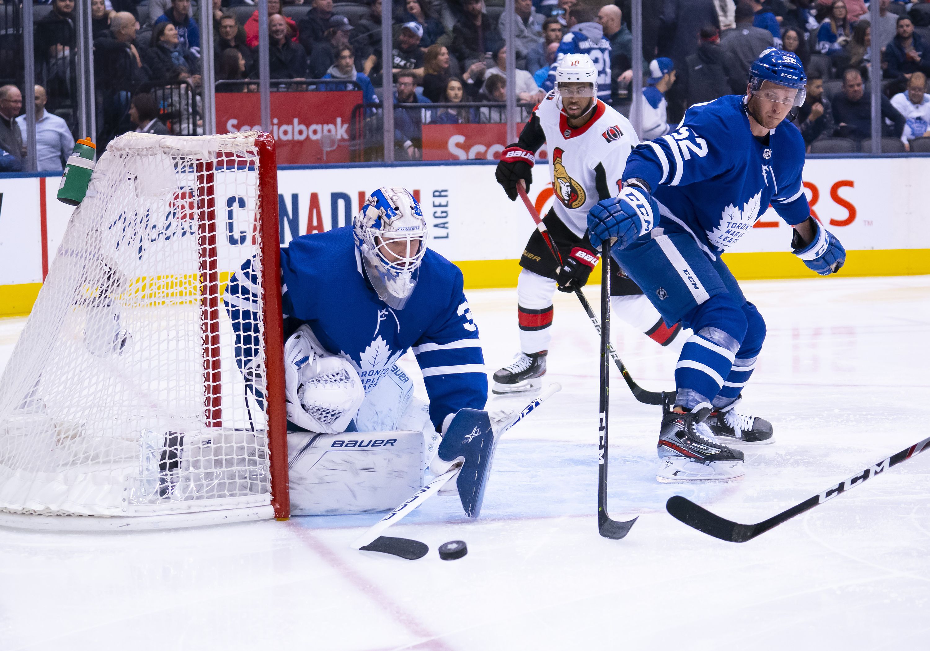 Hutchinson Shines, Marner Scores OT Winner As Leafs Beat Senators ...