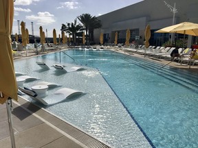 It’s Florida, after all, and there are some rays needed to be caught in one of three outdoor pools at the Seminole Hard Rock Hotel and Casino Tampa. (Cynthia McLeod/Toronto Sun)