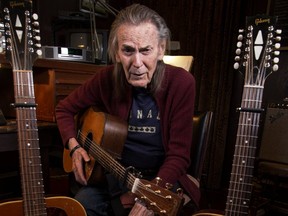 Gordon Lightfoot in his music room in his Bridle Path home on Tuesday, Feb. 4, 2020. Lightfoot is releasing his 21st album "Solo" on March 20th. (Craig Robertson/Toronto Sun/Postmedia Network)