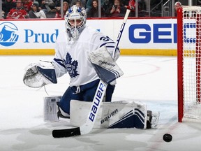 Maple Leafs goalie Michael Hutchinson