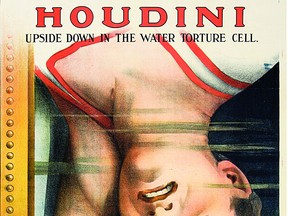 Illusions_Houdini Upside Down in the Water Torture Cell