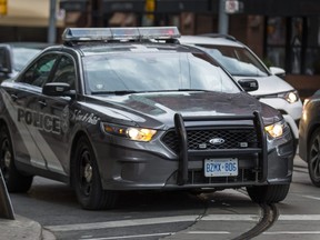 A Toronto Police cruiser.