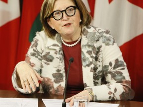 Dr. Barbara Yaffe, Associate Chief Medical Officer of Health, provide updates on the province's ongoing response to the coronavirus on Thursday January 30, 2020. Veronica Henri/Toronto Sun