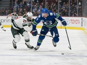 A couple of recently traded wingers -- Tyler Toffoli of the Canucks (right) and Wild's Alex Galchenyuk -- have gotten fantasy boosts in their new locales. Bob Frid/USA TODAY Sports