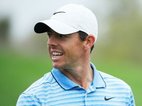 Rory McIlroy of Northern Ireland looks on during a practice round prior to The PLAYERS Championship on The Stadium Course at TPC Sawgrass on March 10, 2020 in Ponte Vedra Beach, Florida.