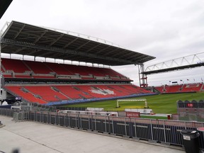 BMO Field sits silent with MLS suspending play due to the coronavirus. (USA TODAY SPORTS)