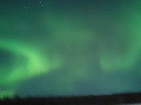 The Northern Lights dance above Fairbanks, Alaska. (SARA SHANTZ)