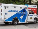Ein Krankenwagen in Toronto. 