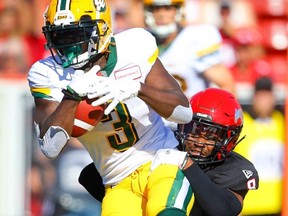 Receiver Natey Adjei returned to the Argonauts this off-season. (Al Charest/Postmedia network)