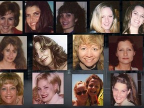 Do you know these women? They may have been the victims of a suspected serial killer.