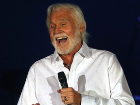 Country music icon Kenny Rogers rocks the crowd at the Grey Eagle Casino and Resort in Calgary on October 16, 2014. Darren Makowichuk/Postmedia