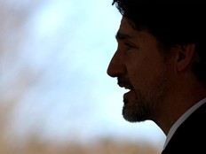 Canada's Prime Minister Justin Trudeau attends a news conference at Rideau Cottage as efforts continue to help slow the spread of coronavirus disease (COVID-19) in Ottawa, Ontario, Canada March 27, 2020.