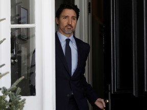 Canada's Prime Minister Justin Trudeau attends a news conference at Rideau Cottage in Ottawa, Ontario, Canada March 13, 2020. REUTERS/Blair Gable ORG XMIT: OTW100