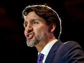 Prime Minister Justin Trudeau speaks at the Prospectors and Developers Association of Canada (PDAC) annual conference in Toronto, Ontario, on March 2, 2020.