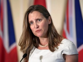 Finance Minister Chrystia Freeland once toured a federally-subsidized steel mill owned by Russian billionaires.