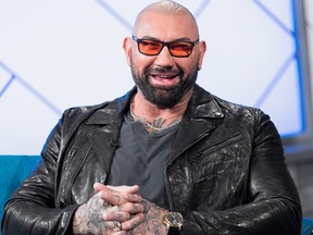 Dave Bautista visit’s 'The IMDb Show' on Feb. 21, 2020 in Santa Monica. (Rich Polk/Getty Images for IMDb)