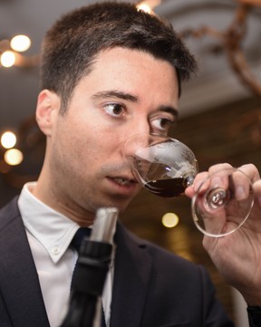 Andre Franco, sommelier do The Yeatman Hotel no Porto, Portugal.  Brian Pacificum / Postmedia