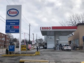 Gas prices at an Esso station on St. Clair Ave. E. in Toronto is at 74.9 cents a litre on Tuesday March 24, 2020. Jack Boland/Toronto Sun
