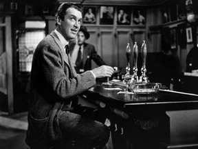 James Stewart in Harvey, a lover of bars.