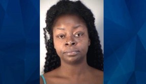 La-Donald Holmes, 38, of FLORIDA shot a “copious amount of saliva” into the face of a paramedic. Her beau turned her down for sex.