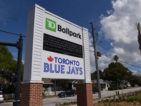 The game between the New York Yankees and Toronto Blue Jays was cancelled on Sunday due to the coronavirus outbreak. Major League Baseball is also delaying the start of the regular season by at least two weeks. (Jonathan Dyer/USA TODAY Sports)