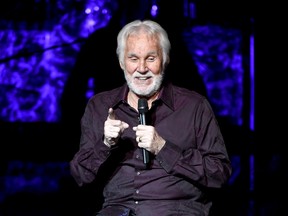 Singer Kenny Rogers performs onstage during his final world tour "The Gambler's Last Deal" at the Civic Arts Plaza on June 30, 2016 in Thousand Oaks, Calif.  (Kevin Winter/Getty Images)