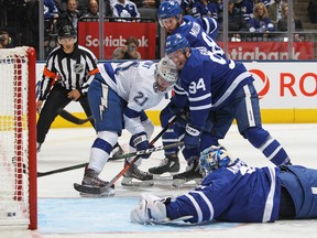 Possible first-round playoff opponents Toronto and Tampa Bay meet Tuesday night at Scotiabank Arena amid mounting coronavirus concerns. (Claus Andersen/Getty Images)