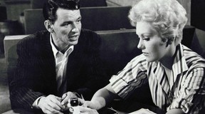Frank Sinatra and Kim Novak in the movie based on Nelson Algren’s junkie classic, The Man With the Golden Arm.