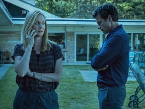 Laura Linney and Jason Bateman in a scene from Ozark. (Netflix)