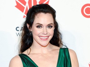 Figure skater Tessa Virtue arrives for Canada's Walk of Fame 2018 ceremony, held at the Sony Centre for the Performing Arts in Toronto on Dec. 1, 2018.  (JAIME ESPINOZA/WENN.com)