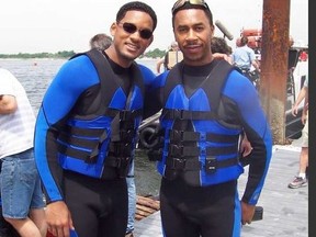 Stuntman Roy T. Anderson holds a record for jumping an 8.5-metre gap between two Toronto buildings. He has also worked as a stunt double for actor Will Smith. (Supplied photo)