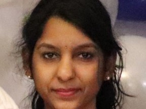 Theepa Seevaratnam, 38, was killed when she and another woman were shot at a home in Agincourt on Friday, March 13, 2020. (Toronto Police handout)