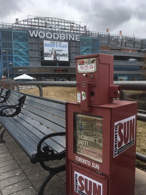 Despite the COVID-19 pandemic, the casino at Woodbine Racetrack was buzzing with gamblers looking to get lucky on Friday, March 13, 2020. (Joe Warmington/Toronto Sun/Postmedia Network)