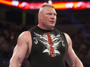 Wrestling superstar Brock Lesnar.