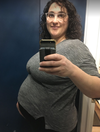 Zara Fischer-Harrison, 36, is anxious about giving birth during the pandemic. SUPPLIED