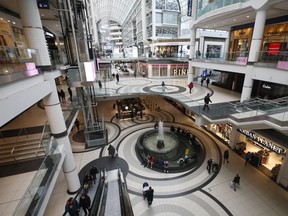 Eaton Centre operator Cadillac Fairview says only about 20-25 % of its tenants paid rent in the last month due to the COVID-19 pandemic economic fallout.

In a statement, a CF spokesperson said “Cadillac Fairview recognizes that many of our retail clients are facing economic challenges and we deferred April and May rents for a significant amount of our retail clients.”