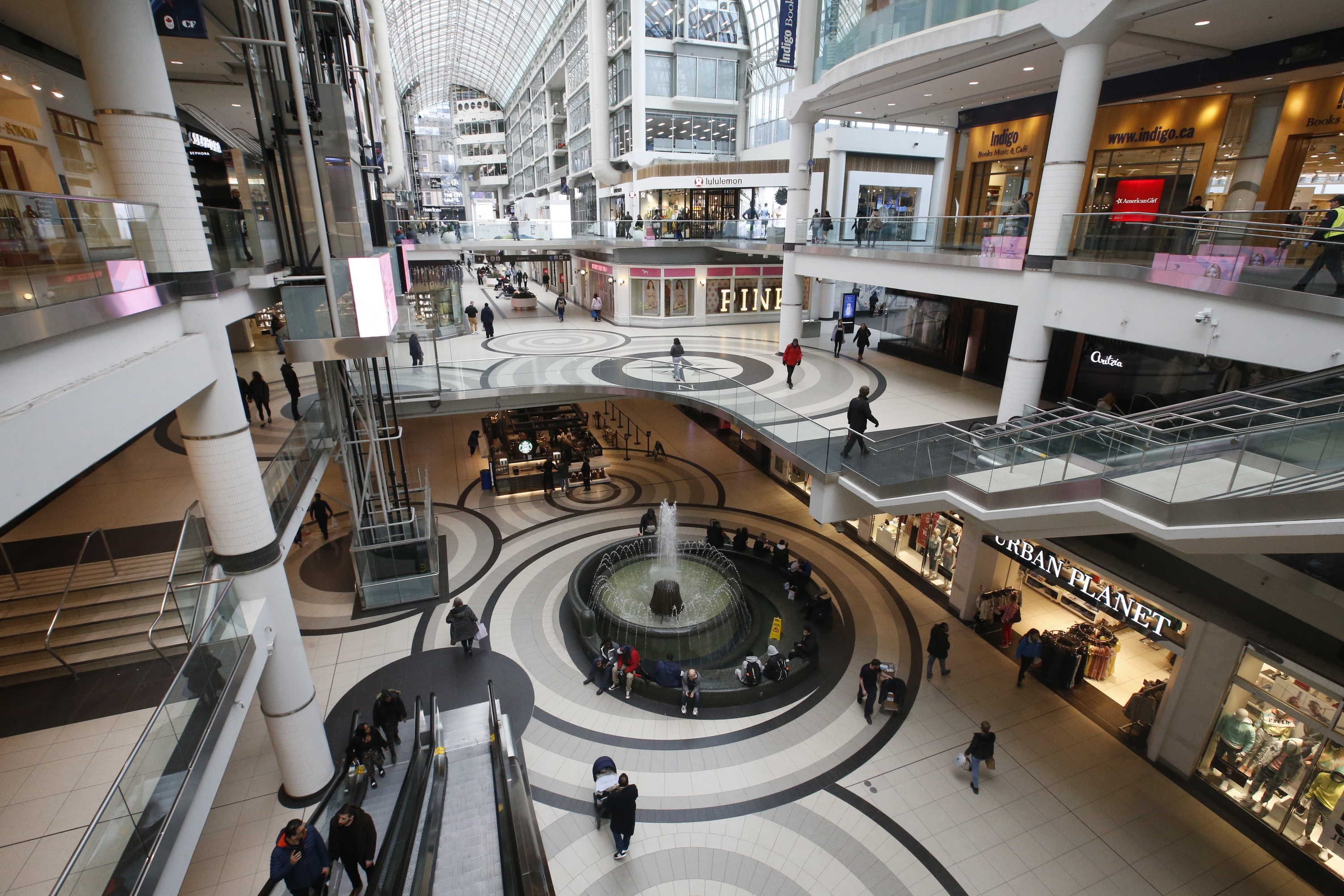 Only 20-25 % of Eaton Centre tenants paid April rent and many have May rent  deferred