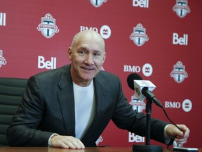 TFC president Bill Manning speaks during a news conference last year. (SUN FILES)