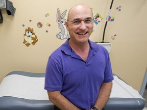 Dr. Barry Dworkin pictured in his Ottawa patient exam room.