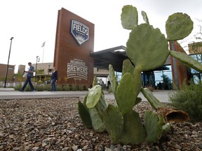 Baseball fields such as American Family Fields stadium in Phoenix might be used by MLB to get the season started. Nothing has been finalized.   Getty Images