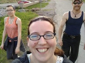 Emily Tuck, 17 (left), her mother Jolene Oliver and her father Aaron Tuck were among the at least 19 people killed in the Nova Scotia mass shooting that began Saturday overnight.