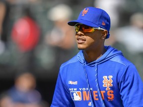 New York Mets pitcher Marcus Stroman, a long-time Toronto Blue Jays, has challenged NASCAR's Kyle Larson to a fight after Larson uttered a racial slur while playing a racing simulator.