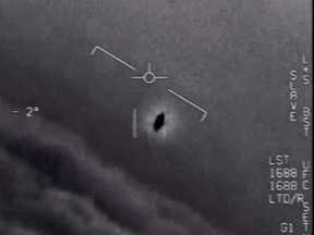 The Pentagon has released unclassified videos taken by Navy pilots of "unidentified aerial phenomena.”