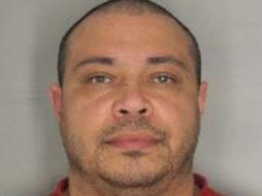Cameron Brenton Chiang, 42, is wanted for a robbery at a Niagara Falls hotel that saw a father slashed while playing with his kids in a nearby backyard on Sunday, April 12, 2020.