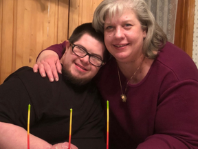 Carolyn Martins-Reitz, right and her son Thomas Martins both died of COVID-19. (GoFundMe)