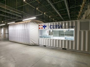 Efforts are underway to transform shipping containers into portable ICU units. (Supplied photo)