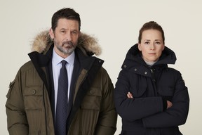 Detective John Cardinal (Billy Campbell) and his partner, Lise Delorme (Karine Vanasse). (CTV)