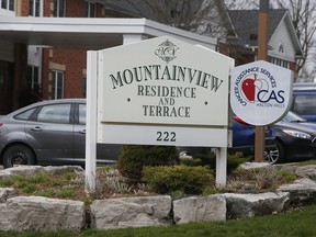 The Mountainview Residence and Terrace on Sunday April 19, 2020 in Halton Hills. Health officials report eight residents have died due to COVID-19.Veronica Henri/Toronto Sun/Postmedia Network