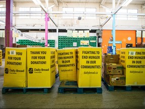 Toronto's Daily Bread Food Bank estimates a 53% jump in use during COVID-19. SUPPLIED/Daily Bread Food Bank